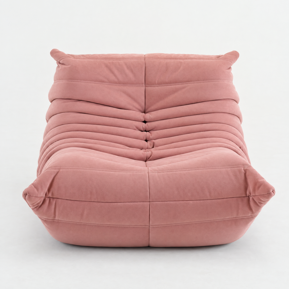 Modern Fireside Lounge Chair Suede