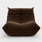 Modern Fireside Lounge Chair Corduroy in Brown