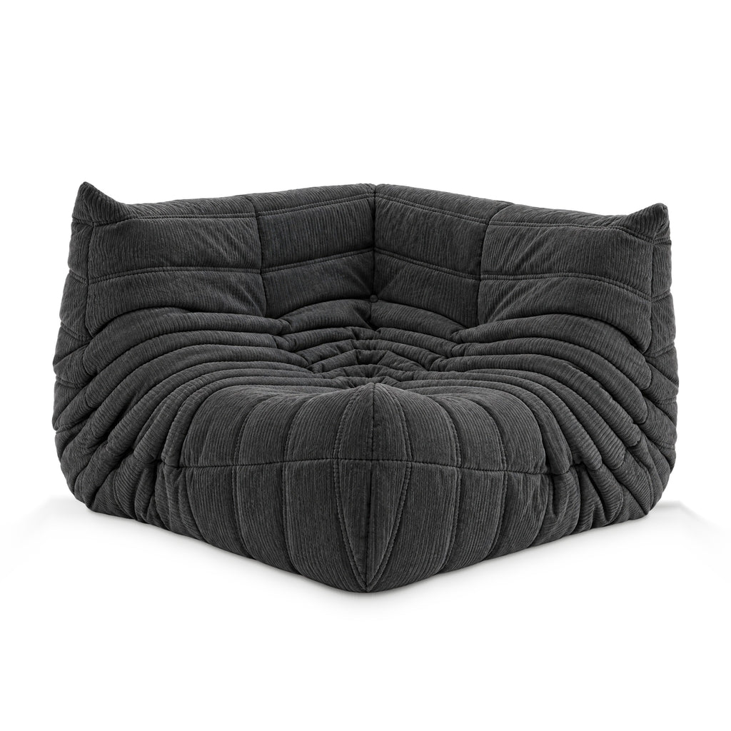 Corner Fireside Corduroy in grey corduroy