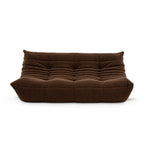Fireside 3-Seat Sofa Corduroy in brown corduroy