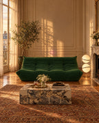 Fireside 3-Seat Sofa Corduroy in a retro living room