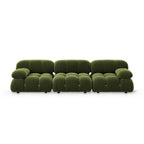 Bubble Modular Sectional Sofa in green velvet