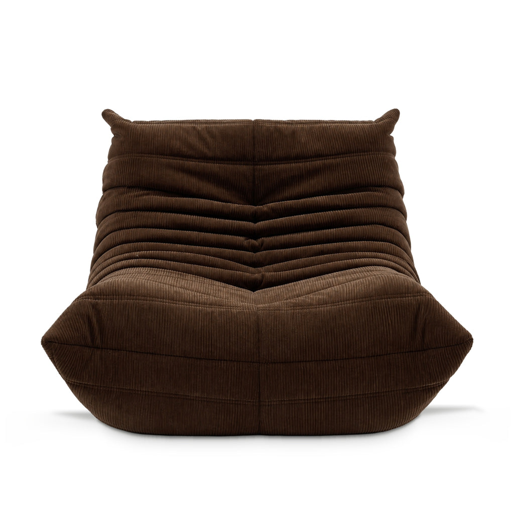 Modern Fireside Lounge Chair Corduroy