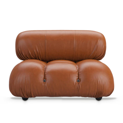 Bubble Modular Sofa Armless Section Leather