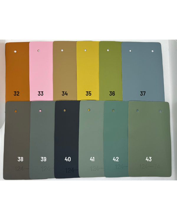 Vegan leather colour references