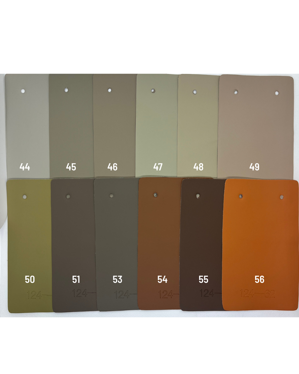 Vegan leather colour references