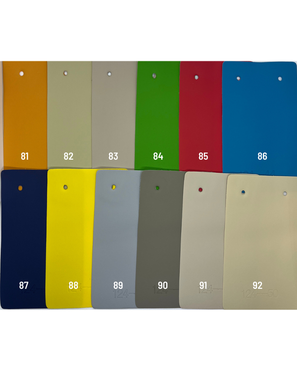 Vegan leather colour references