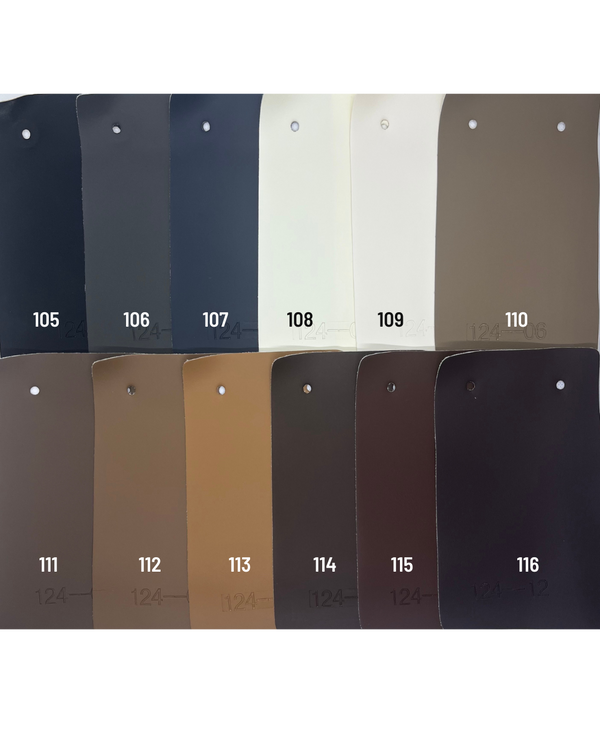 Vegan leather colour references