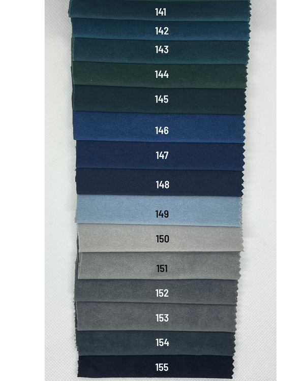 Suede fabric colour references