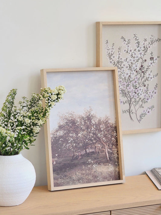 Apple Orchard Framed Print 19x13'