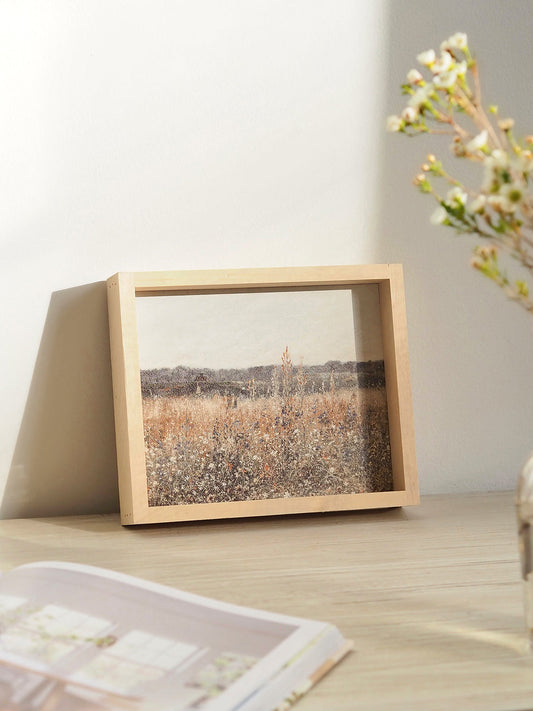 Wild flower Fields Framed Print 8.5'x7'